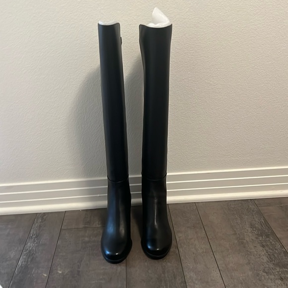 Stuart Weitzman City Block Boot Black 7.5 - Picture 2 of 16